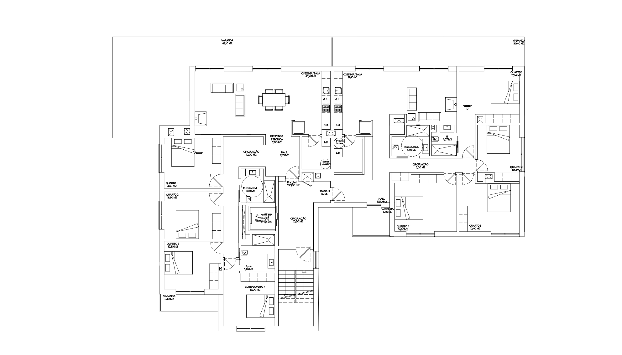 Planta Geral Piso 2
